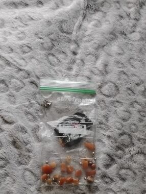 paparazzi Orange Stone Bead Earrings Set